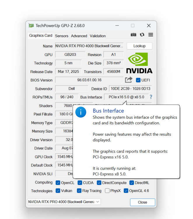 GPUZ RTX 4000 running at x8 5-0.png